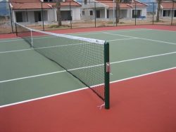 Afyon Bahçeşehir sitesi tenis kortu