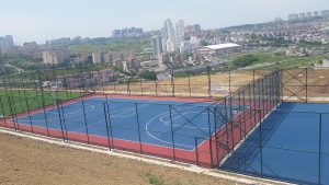 Başakşehir Belediyesi Park içi basketbol sahası